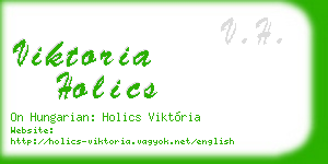 viktoria holics business card